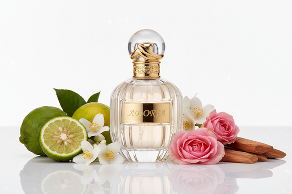 Adoria Inspiriert von: J’ADORE von DIOR. Luxuriös, fruchtig-blumig. Dieser Duft bietet eine ausgewogene Komposition, die seinen besonderen Charakter unterstreicht.

Kopfnote: Bergamotte
Herznote: Jasmin, Rose
Basisnote: Sandelholz
Eigenschaften: feminin, edel