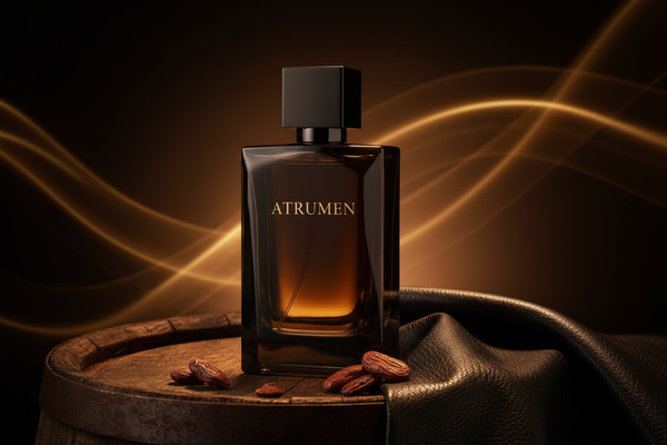 Atrumen Inspiriert von: IN BLACK von BVLGARI. Würziger Rum &amp; Leder. Dieser Duft bietet eine ausgewogene Komposition, die seinen besonderen Charakter unterstreicht.

Kopfnote: Rum, Gewürze
Herznote: Leder, Iris
Basisnote: Tonka, Amber
Eigenschaften: warm, würzig