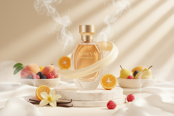 Aureva Inspiriert von: ERBA GOLD von XERJOFF. Süß-fruchtig, cremig. Dieser Duft bietet eine ausgewogene Komposition, die seinen besonderen Charakter unterstreicht.

Kopfnote: Bergamotte
Herznote: Fruits
Basisnote: Vanilla, Musk
Eigenschaften: fruchtig, süß