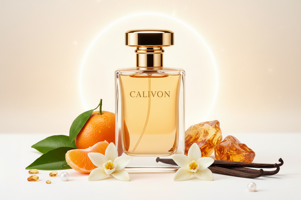Calivon Inspiriert von: CALIFORNIA DREAM von LOUIS VUITTON. Citrus, Moschus, warm. Dieser Duft bietet eine ausgewogene Komposition, die seinen besonderen Charakter unterstreicht.

Kopfnote: Mandarine
Herznote: Moschus
Basisnote: Ambra, Vanille
Eigenschaften: frisch, warm