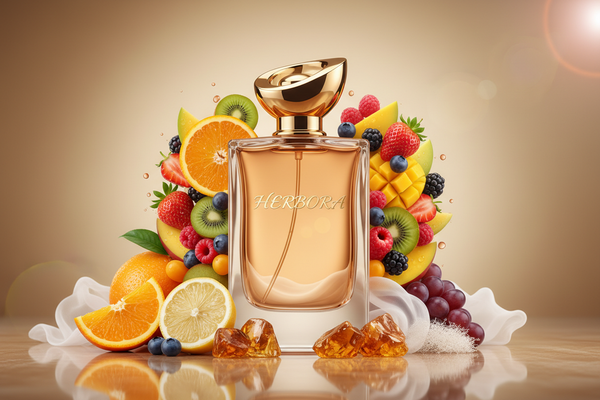 Herbora Inspiriert von: ERBA PURA von SOSPERO. Fruchtig, süß, Moschus. Dieser Duft bietet eine ausgewogene Komposition, die seinen besonderen Charakter unterstreicht.

Kopfnote: Orange, Zitrone
Herznote: Fruchtmix
Basisnote: Amber, Moschus
Eigenschaften: fruchtig, süß