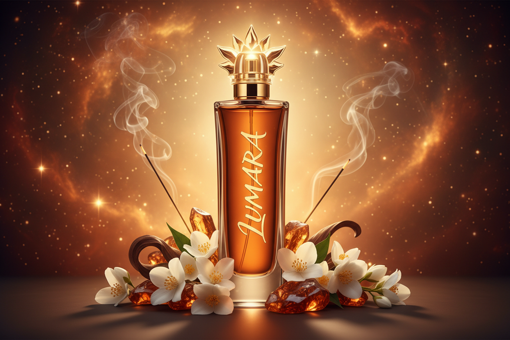 Lumara Inspiriert von: ALIEN von THIERRY MUGLER. Jasmin, Amber, warm &amp; kraftvoll. Dieser Duft bietet eine ausgewogene Komposition, die seinen besonderen Charakter unterstreicht.

Kopfnote: Jasmin
Herznote: Holznoten
Basisnote: Amber, Moschus
Eigenschaften: mystisch, warm