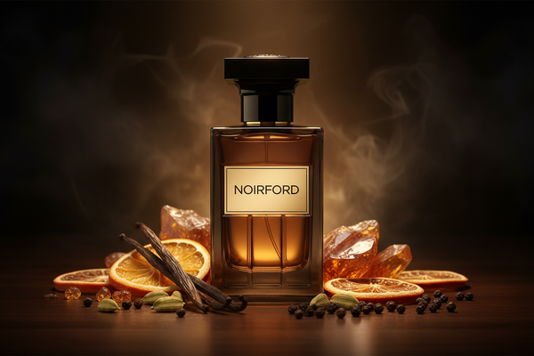 Noirford Inspiriert von: NOIR von TOM FORD. Gewürze, Amber, Vanille. Dieser Duft bietet eine ausgewogene Komposition, die seinen besonderen Charakter unterstreicht.

Kopfnote: Zitrus
Herznote: Gewürze
Basisnote: Amber, Vanille
Eigenschaften: warm, würzig