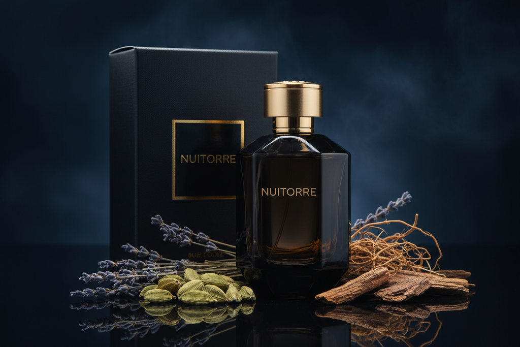 Nuitorre Inspiriert von: LA NUIT DE L'HOMME von YVES SAINT LAURENT. Würzig-holzig &amp; sexy. Dieser Duft bietet eine ausgewogene Komposition, die seinen besonderen Charakter unterstreicht.

Kopfnote: Kardamom
Herznote: Lavendel
Basisnote: Vetiver, Zedernholz
Eigenschaften: verführerisch