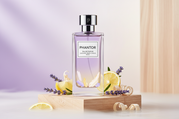 Phantor Inspiriert von: PHANTOM von PACO RABANNE. Frisch-süß, modern. Dieser Duft bietet eine ausgewogene Komposition, die seinen besonderen Charakter unterstreicht.

Kopfnote: Lavendel
Herznote: Zitrone
Basisnote: Vanille, Holz
Eigenschaften: modern, süß