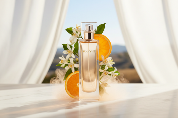 Solayne Inspiriert von: CALIFORNIA DREAM von LOUIS VUITTON (ZWEITER EINTRAG). Zitrisch, clean, moschusweich. Dieser Duft bietet eine ausgewogene Komposition, die seinen besonderen Charakter unterstreicht.

Kopfnote: Orange
Herznote: Neroli
Basisnote: Moschus, Amber
Eigenschaften: frisch, sauber