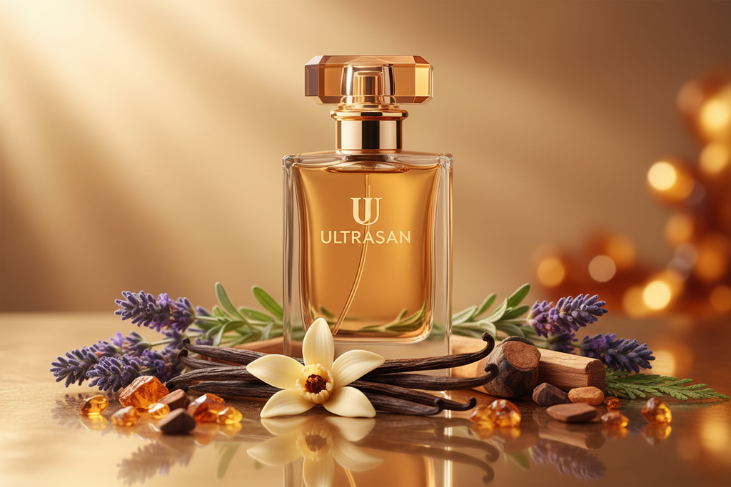 Ultrassan Inspiriert von: INTENSE von JEAN PAUL GAULTIER. Aromatisch-süß, warm. Dieser Duft bietet eine ausgewogene Komposition, die seinen besonderen Charakter unterstreicht.

Kopfnote: Lavendel
Herznote: Vanille
Basisnote: Amber, Hölzer
Eigenschaften: süß, warm