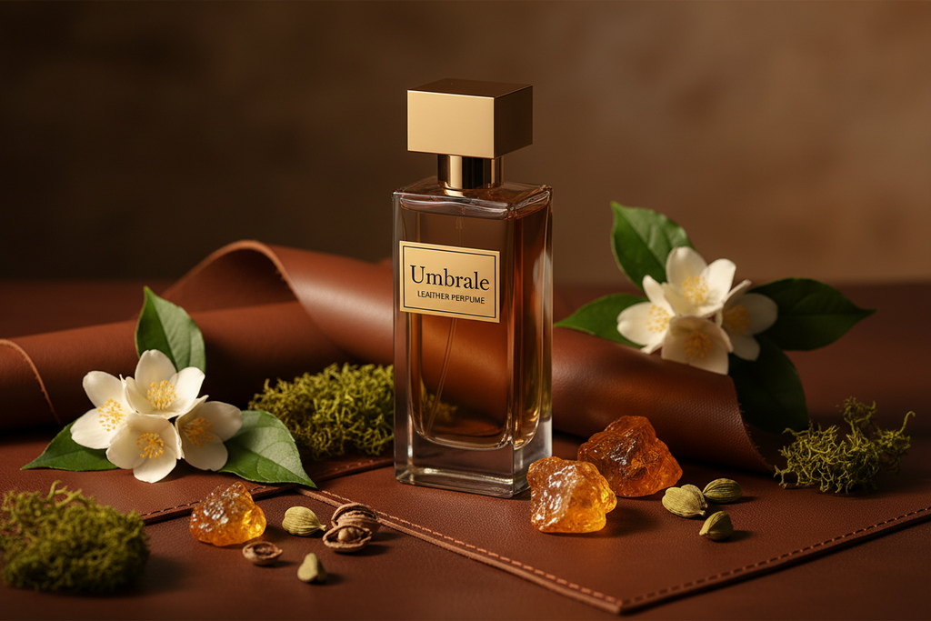 Umbrale Inspiriert von: OMBRE LEATHER EDP von TOM FORD. Leder, Jasmin, Amber. Dieser Duft bietet eine ausgewogene Komposition, die seinen besonderen Charakter unterstreicht.

Kopfnote: Kardamom
Herznote: Leder, Jasmin
Basisnote: Amber, Moos
Eigenschaften: lederig, warm