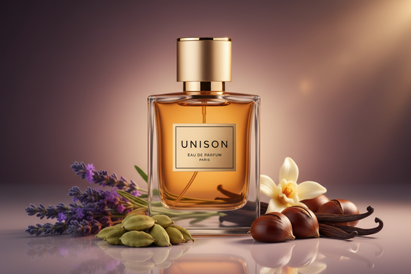 Unison Inspiriert von: STRONGER WITH YOU von ARMANI. Süß, würzig, Kastanie. Dieser Duft bietet eine ausgewogene Komposition, die seinen besonderen Charakter unterstreicht.

Kopfnote: Kardamom
Herznote: Lavendel
Basisnote: Vanille, Kastanie
Eigenschaften: süß, modern