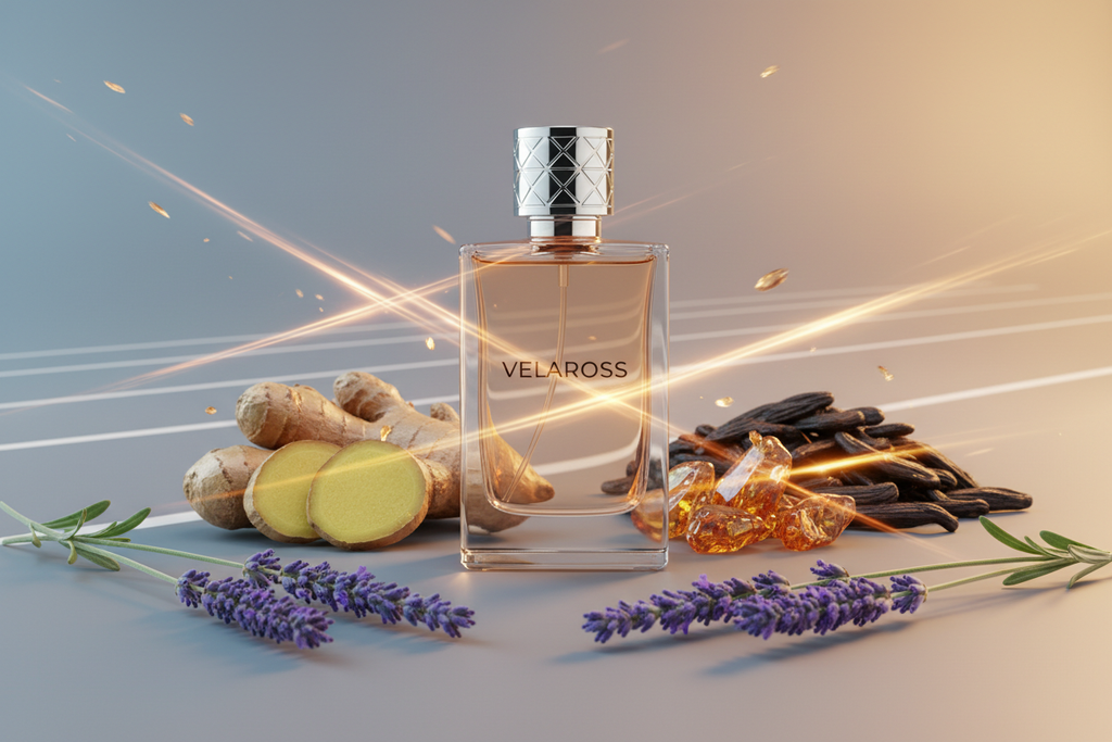 Velaross Inspiriert von: LUNA ROSSA SPORT von PRADA. Frisch, warm, süß-aromatisch. Dieser Duft bietet eine ausgewogene Komposition, die seinen besonderen Charakter unterstreicht.

Kopfnote: Lavendel
Herznote: Ingwer
Basisnote: Tonka, Amber
Eigenschaften: sportlich, süß