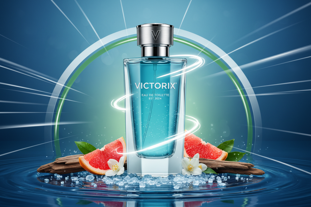 Victorix Inspiriert von: INVICTUS von PACO RABANNE EDT. Frisch, süß &amp; sportlich. Dieser Duft bietet eine ausgewogene Komposition, die seinen besonderen Charakter unterstreicht.

Kopfnote: Grapefruit
Herznote: Meersalz, Jasmin
Basisnote: Ambergris, Hölzer
Eigenschaften: sportlich, süß