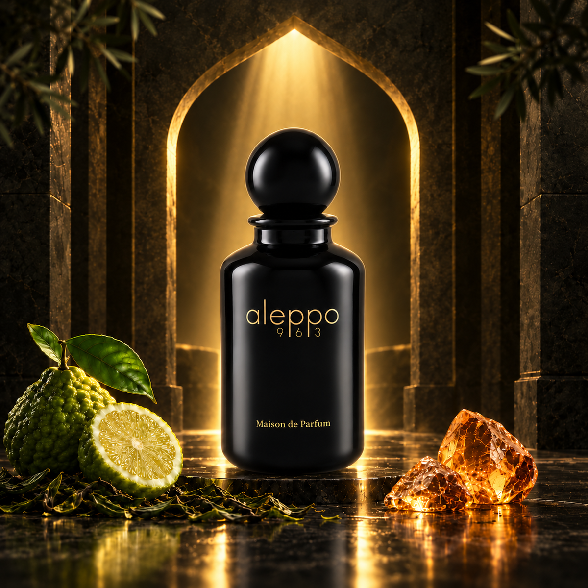 Visium 100 ml Schwarz – Aleppo 963® mit Bergamotte, grünem Tee und Ambroxan