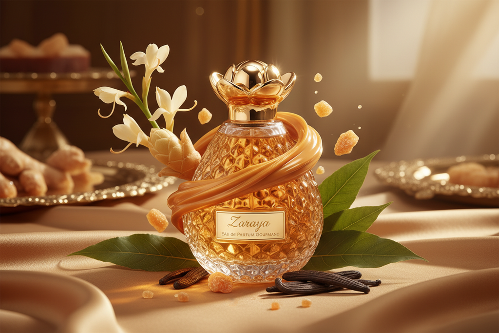 Zaraya Inspiriert von: WANTED GIRL von AZZARO. Süß, gourmandig, verspielt. Dieser Duft bietet eine ausgewogene Komposition, die seinen besonderen Charakter unterstreicht.

Kopfnote: Ginger Flower
Herznote: Dulce de Leche
Basisnote: Patchouli, Tonka
Eigenschaften: gourmand, süß